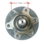 Steekas – Wielnaaf voorwiel Kubota B20 | B1600 - B2150 - Afbeelding 4