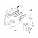 Inlaatspruitstukpakking S3L | S3L2 | Mahindra | Caterpillar | Pel-job | Weidemann - Afbeelding 2