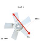 Koelvin Kubota B1550- B1750 | F2000 - F2100 - Afbeelding 2