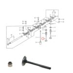 Inlaatklep Iseki motor E3CD | E3CE | E3CF | Iseki TK | TH | TG | SF | TF - Afbeelding 2